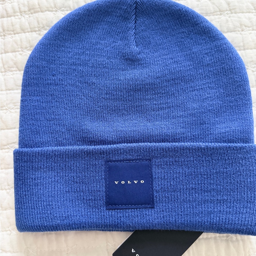 Volvo Blue Knit Beanie new